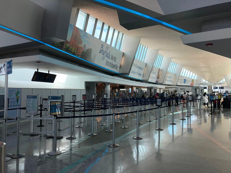Buffalo Niagara International Airport. July 1, 2020 (WBEN Photo/Mike Baggerman)