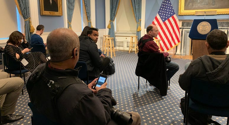 City Hall social distancing