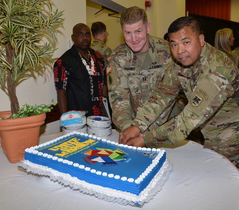 The Vicenza Military Community celebrated the Asian American Pacific Islander Heritage Month observance 30 May at the Golden Lion on Caserma Ederle.