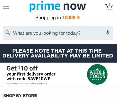 Amazon Prime Now