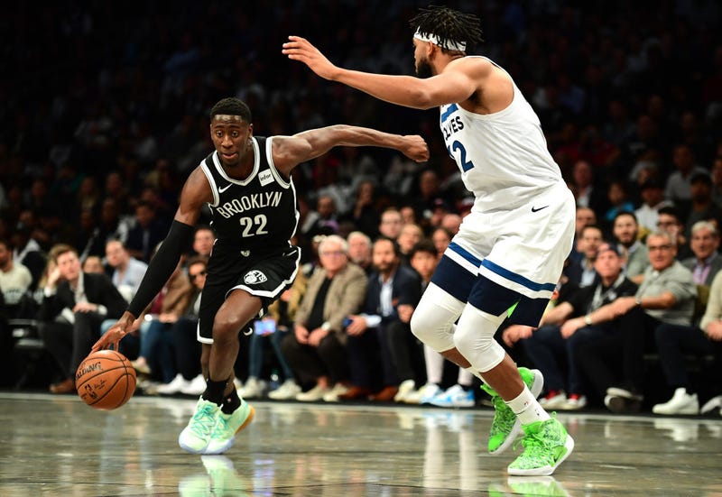 Caris LeVert drives to the hoop.