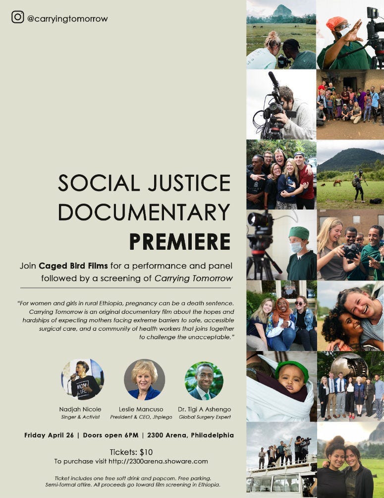 This week brings the premiere of a short film Villanova University students have been working on since September.