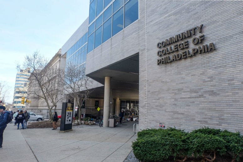 The Community College of Philadelphia.