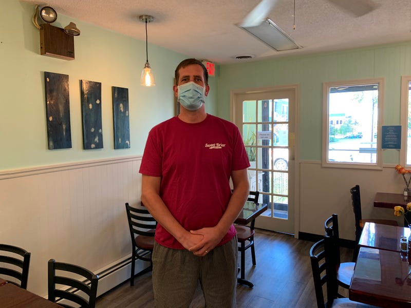 Chad Reese, owner of Sweet Briar Cafe in Ambler, Pa.