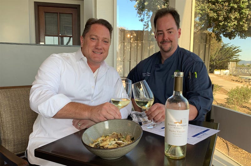 Chef Matthew Thomas and Liam (Photo credit: Foodie Chap/Liam Mayclem)