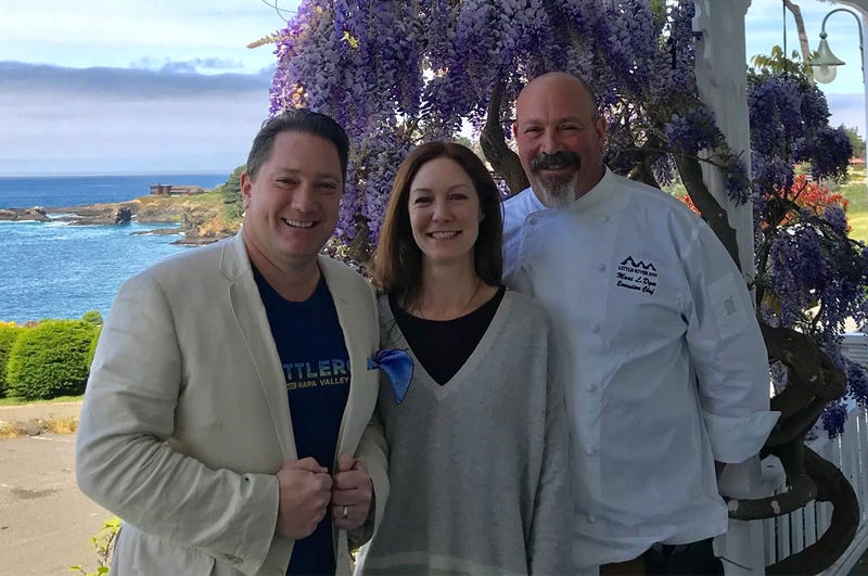 Liam with Chef Marc and Callie Dym
