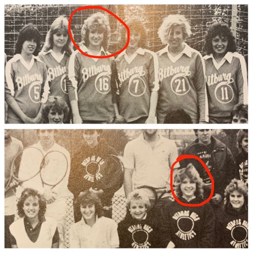 Christine soccer and tennis