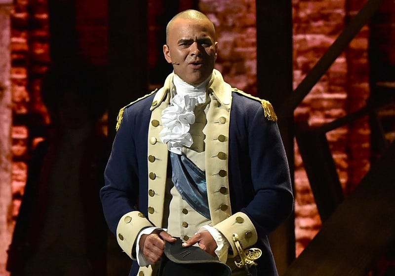 Christopher Jackson of 'Hamilton' performs onstage during the 70th Annual Tony Awards at The Beacon Theatre on June 12, 2016 in New York City.