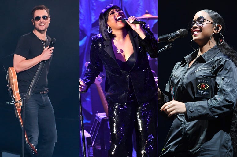 Eric Church, Jazmine Sullivan, H.E.R.