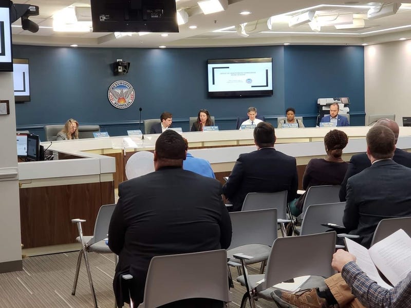 Atlanta City Council members during a February Work Session on Compliance Office