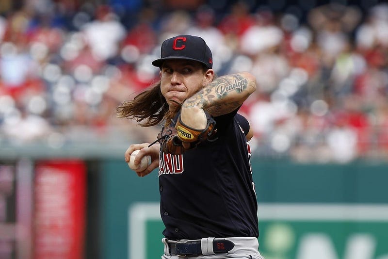 Indians starting pitcher Mike Clevinger