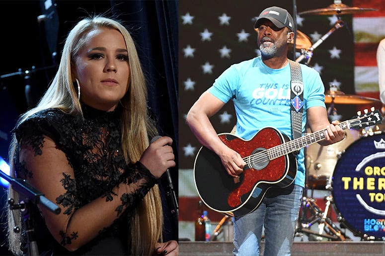 Gabby Barrett and Darius Rucker