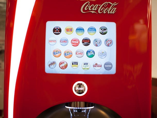 Coca Cola, Freestyle Machine, Touch Free, Soda, Smartphone, Drinks