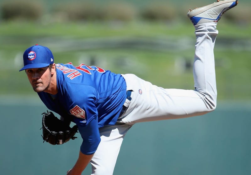 Cubs left-hander Cole Hamels
