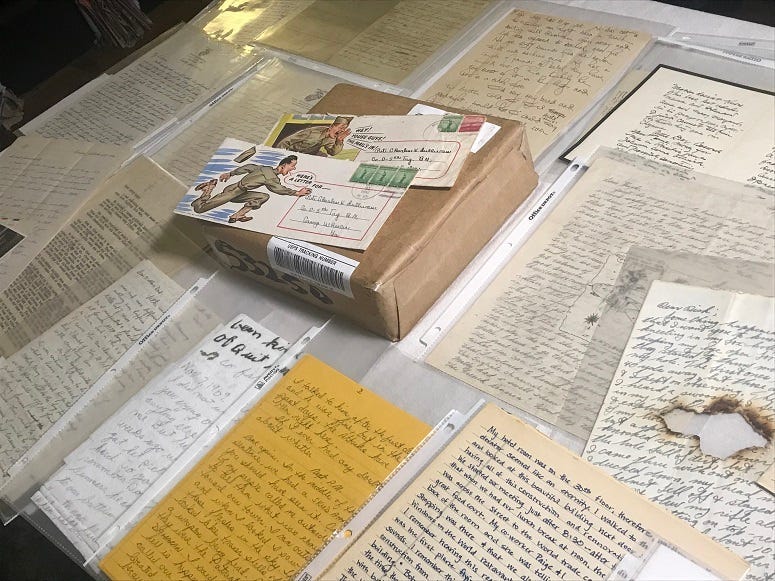 War Letters from the American Revolution to today are all preserved at The Center for American War Letters.