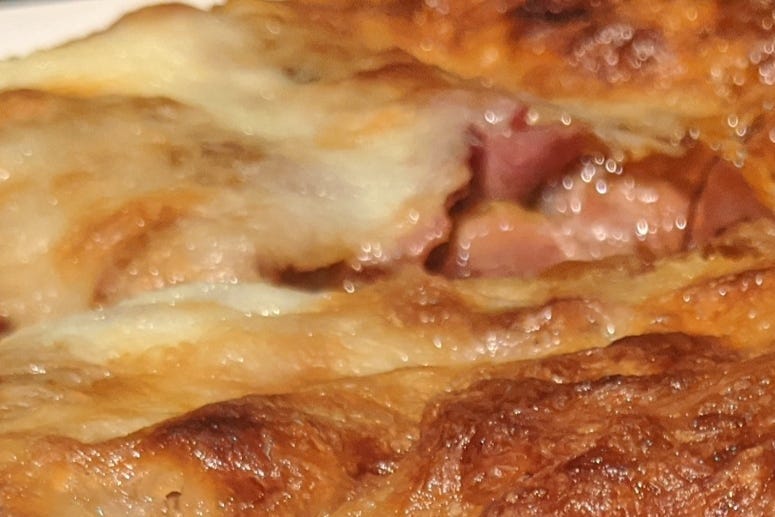 Cheesy BBQ Cornbread Pizza HR