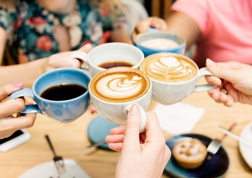 cups of coffee