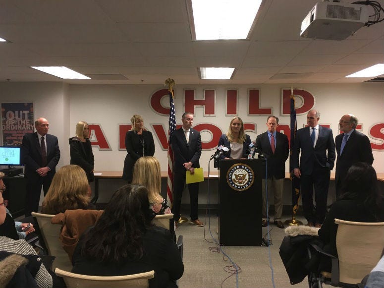 The U.S. Senate is poised to act on a bill already passed in the House that provides for increased prison time for stalking minors.