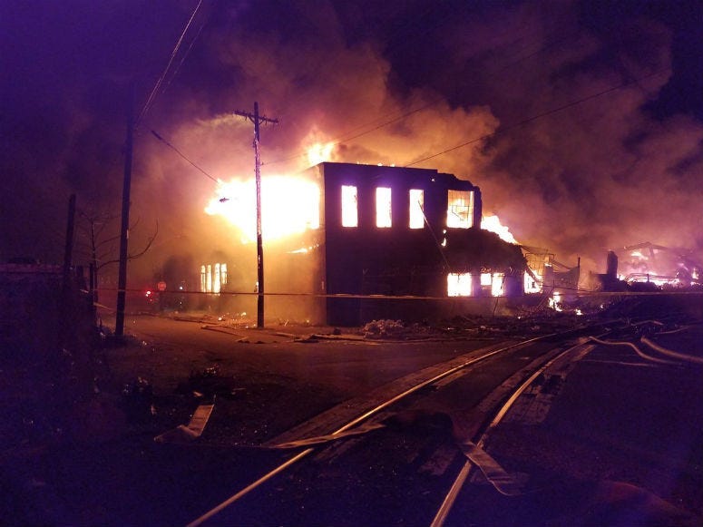 Port Richmond fire