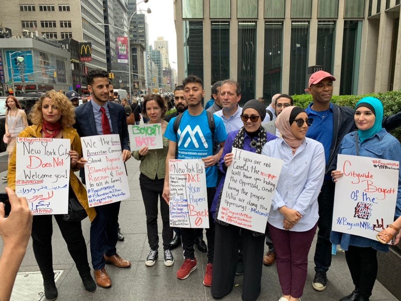 New York Post protest