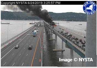 Mario M Cuomo Bridge Vehicle Fire