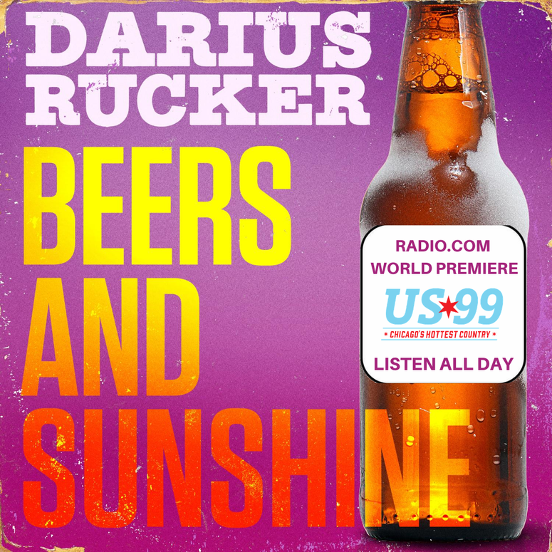 Darius Rucker, New Song, Single, Beer, Sunshine, RADIO.COM World Premiere