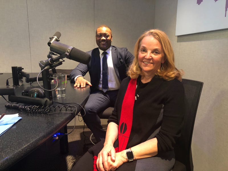 This week's panel includes political analyst David Dix (left), Represent PA executive director Christine Jacobs, and KYW special contributor Larry Kane (not pictured).