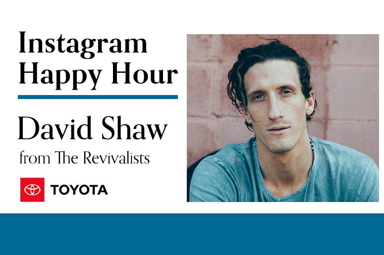 David Shaw, The Revivalists, Instagram Happy Hour, 94/7 Alternative Portland, KNRK-FM