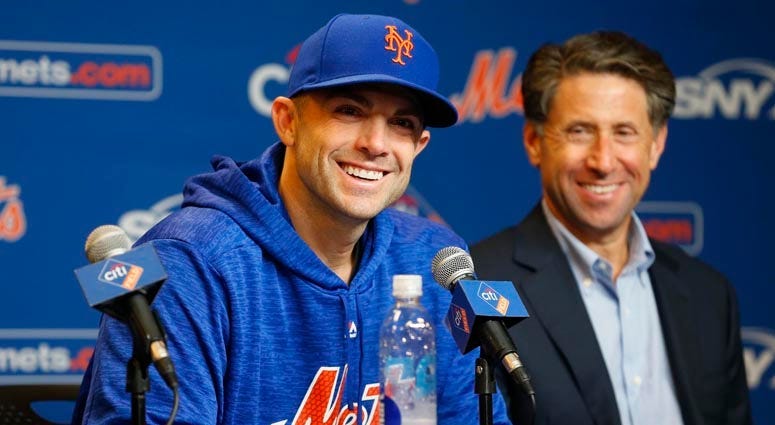 Mets third baseman David Wright speaks during a news conference on Sept. 13, 2018, at Citi Field.