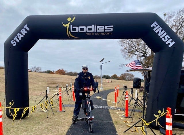 DCCCD Police Lt. Keith Clicque on Trikke