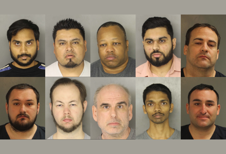 Top, from left: Santhosh Akinepalli, Flores Ascenion, Marvin Jennings, Mohammed Merchant, Michael Norman; bottom, from left: Andrew Oatley, Anthony Quairoli, Kenneth Ruzat, Sachin Shetty, Gregory Sylvia