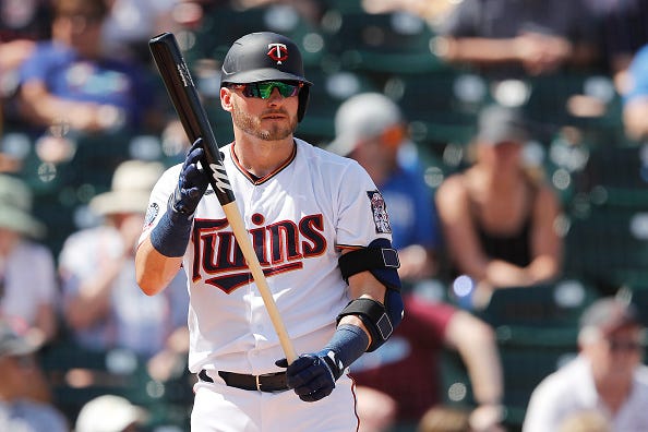 Josh Donaldson steps up to the plate with the Twins.