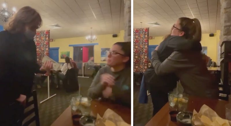 waitress donation