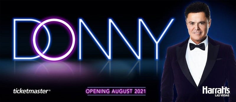 Promotional photo for Donny Osmond at Harrah's
