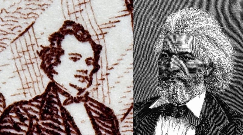 Stephan Douglas And Frederick Douglass