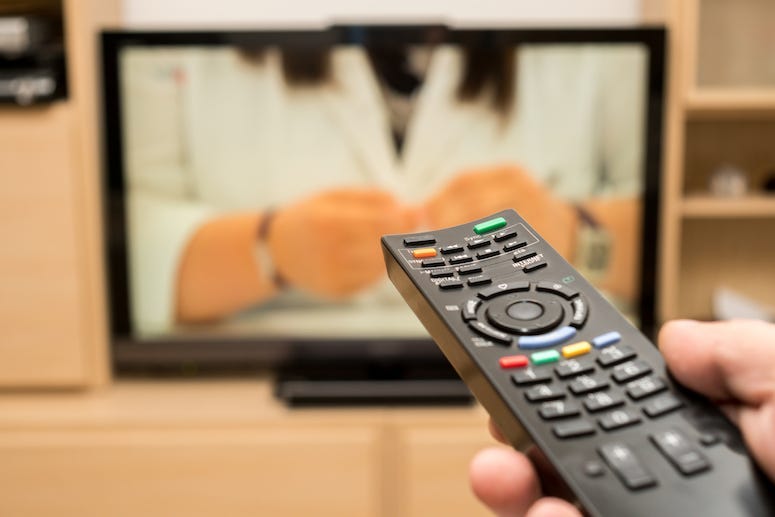 Remote, Television, TV, Watching TV
