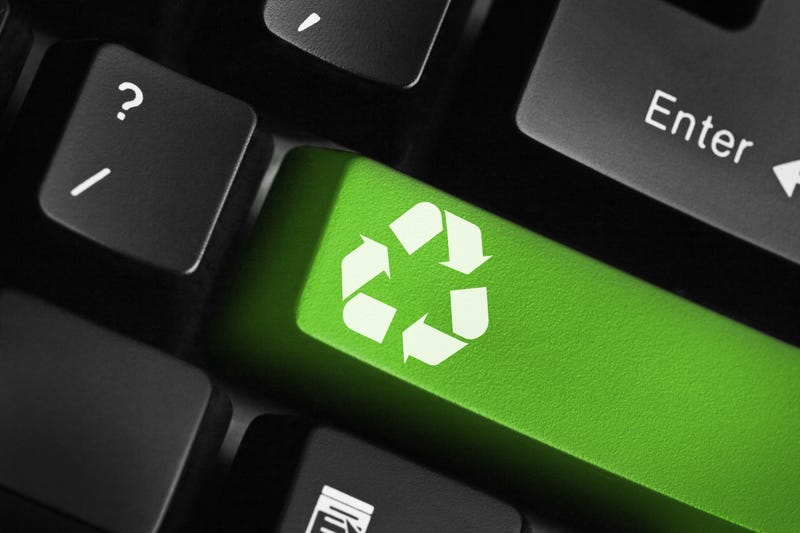 Recycle key on keyboard