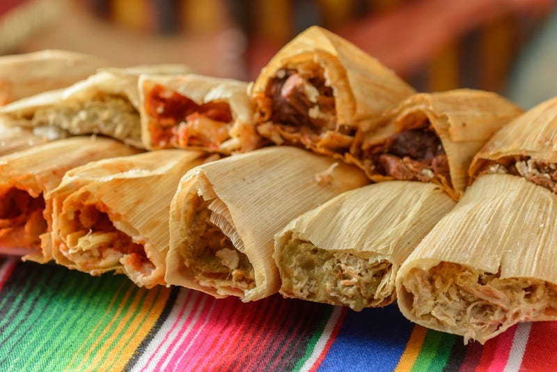 Colorful Traditional Mexican food dishes.