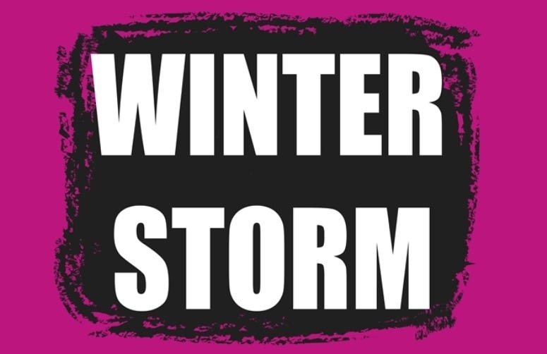Winter storm banner