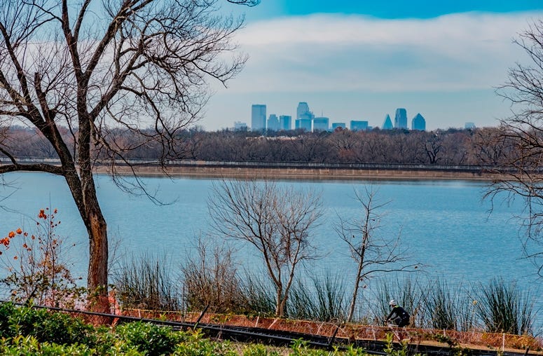 Dallas Arboretum Botanic Garden in Winter