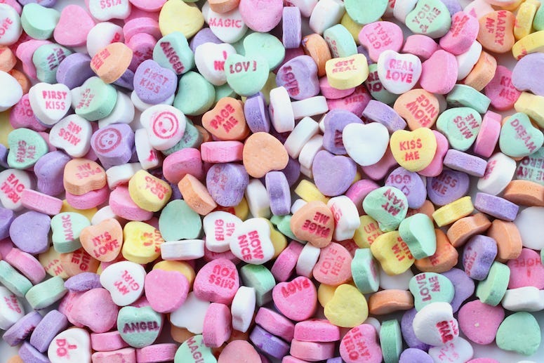 Sweethearts, Candy, Valentine's Day, Hearts