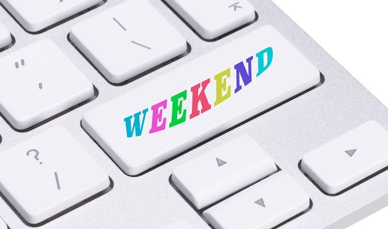Computer key - days of the week - Weekend