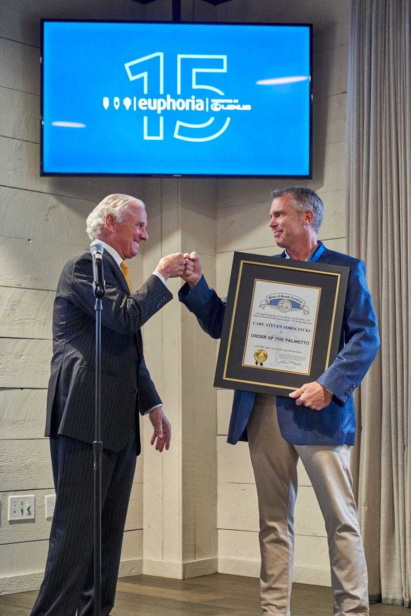 Governor McMaster awards Order of Palmetto to Carl Sobocinski