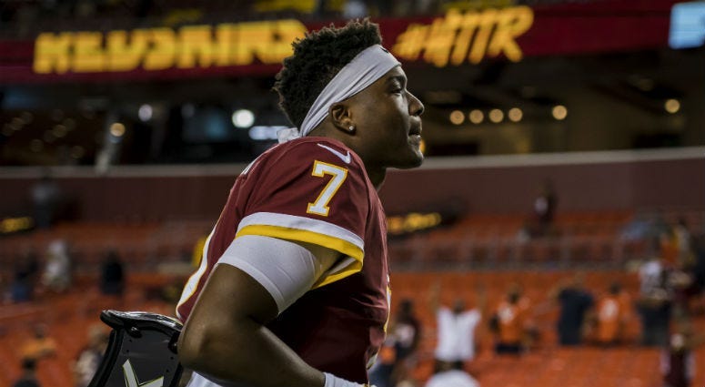 Not Dwayne Haskins time for Redskins yet