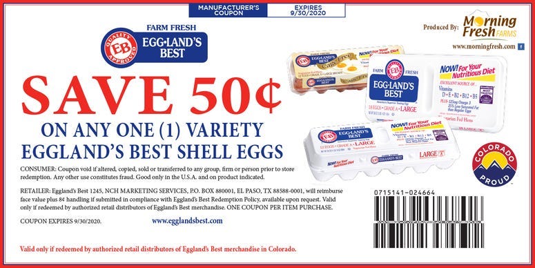 eggland's digital coupon