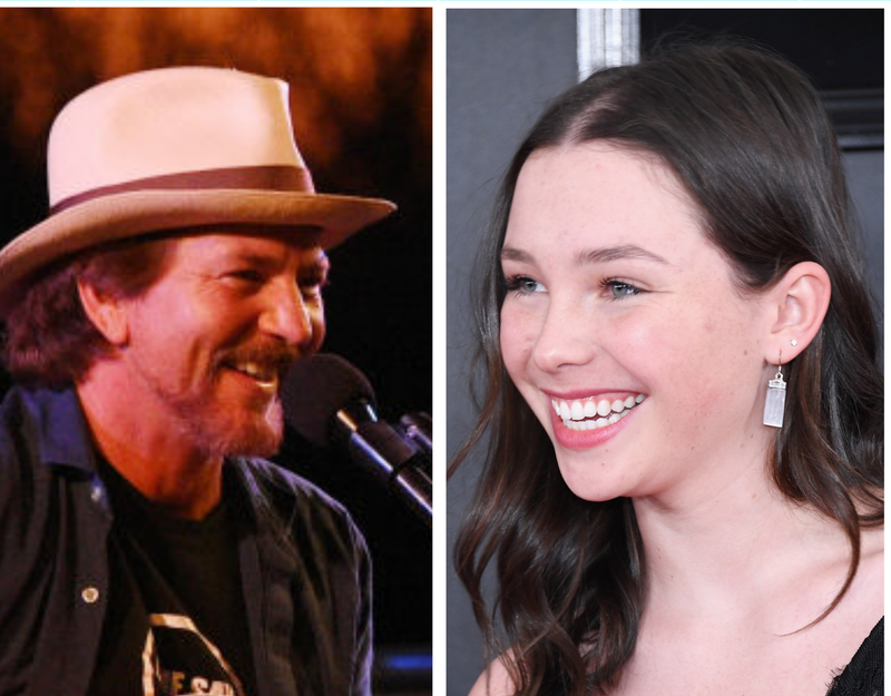 Eddie Vedder and Lily Cornell Silver