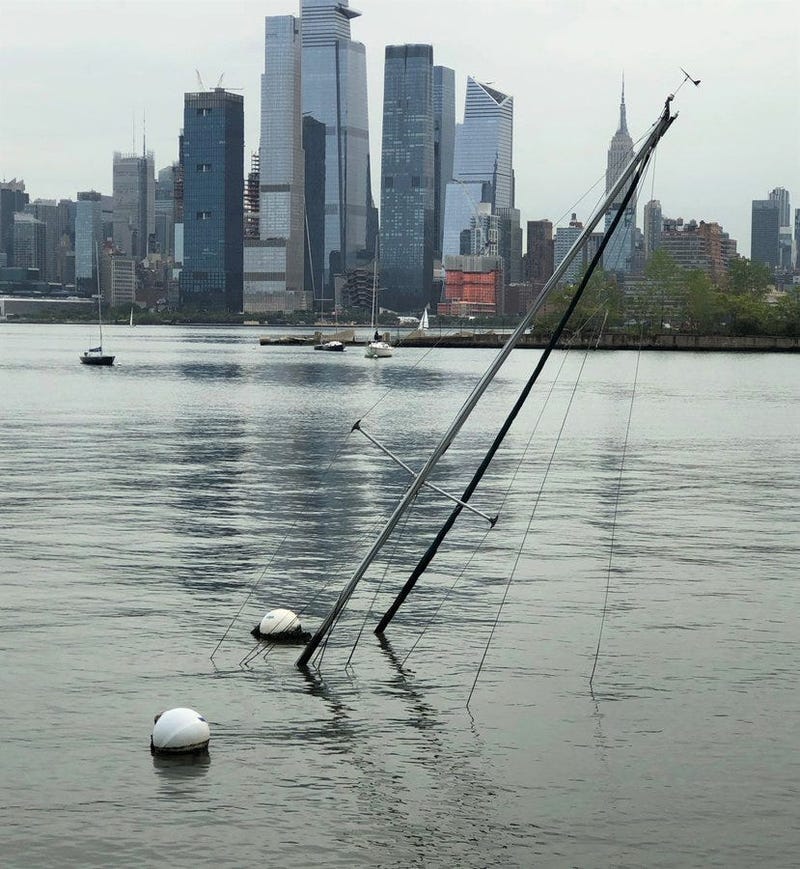 Hudson Sunken Boats