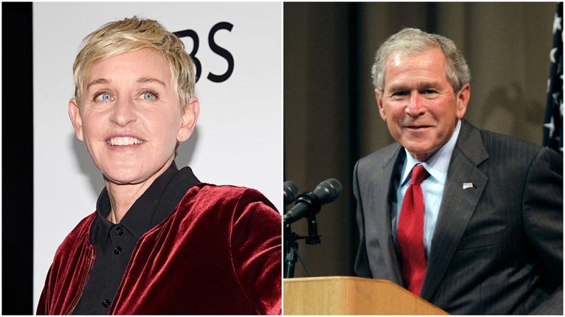 Ellen DeGeneres, George W. Bush