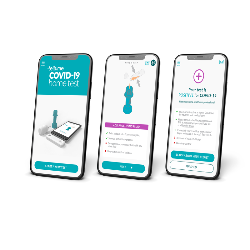 Ellume Covid-19 Home Test Digital Results In 15 Minutes Accuracy