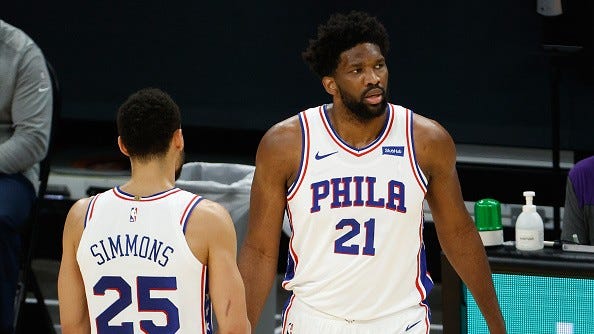 Joel Embiid and Ben Simmons